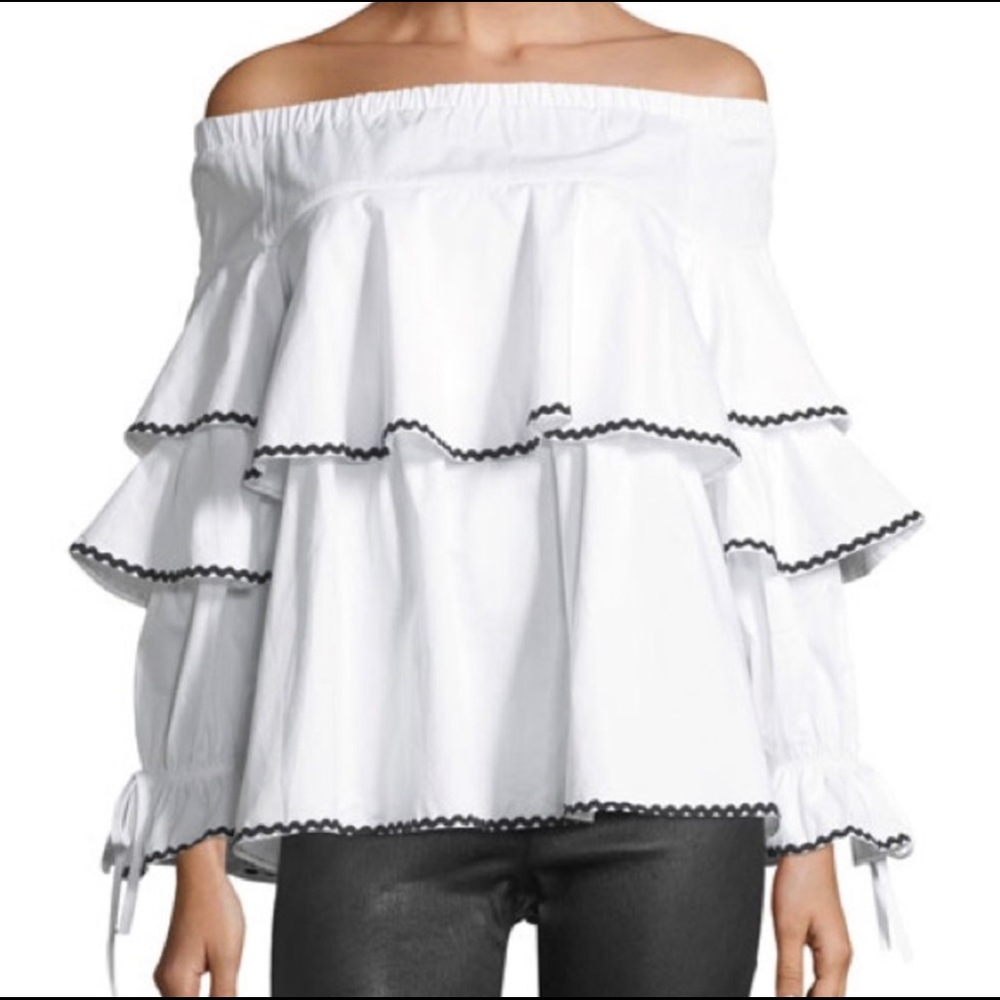 FEW MODA RUFFLES BLOUSE 💐